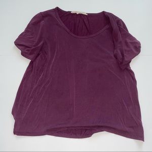 Pink Rose Purple Top